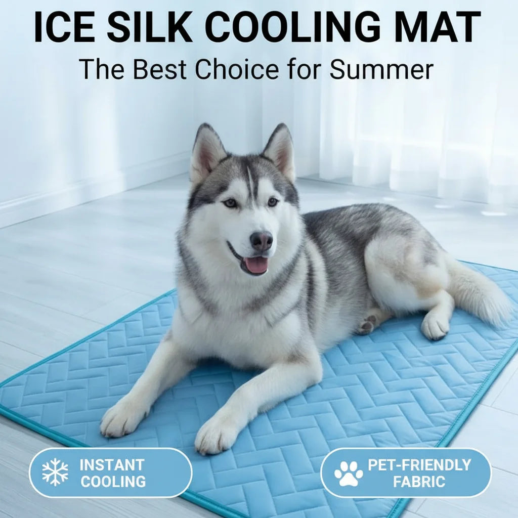 Dog Cooling Mat Summer Pet Cold Bed Extra Large For Small Big Dogs Pet Accessories Cat Durable Blanket Sofa Cat Ice Pad Blanket